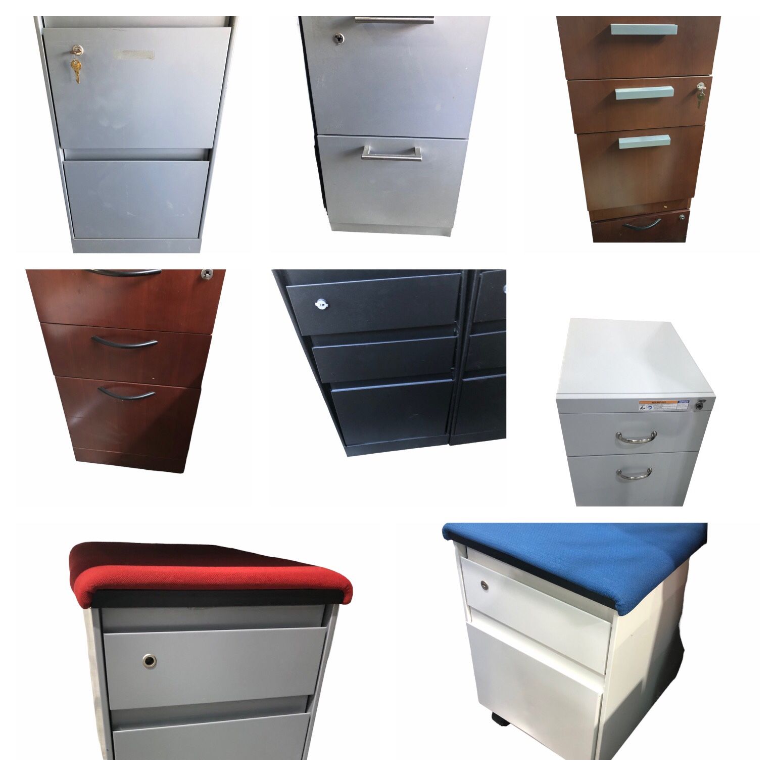 Steelcase Box/File, Box/Box/File, and File/File Pedestals 