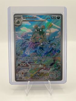 Garbodor 204/182 SV04 Paradox Rift Illustration Rare Full Art Holo