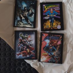 Comic Wall Art 4 Piece