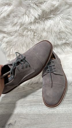 Aston Grey Gunter Oxford Suede Dress Shoes Gray Cap Toe Lace Up Men's Sz  8.5 for Sale in Dearborn, MI - OfferUp