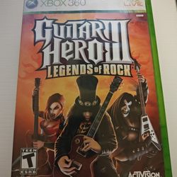 Xbox 360 Guitar Hero 3 Legends Of Rock