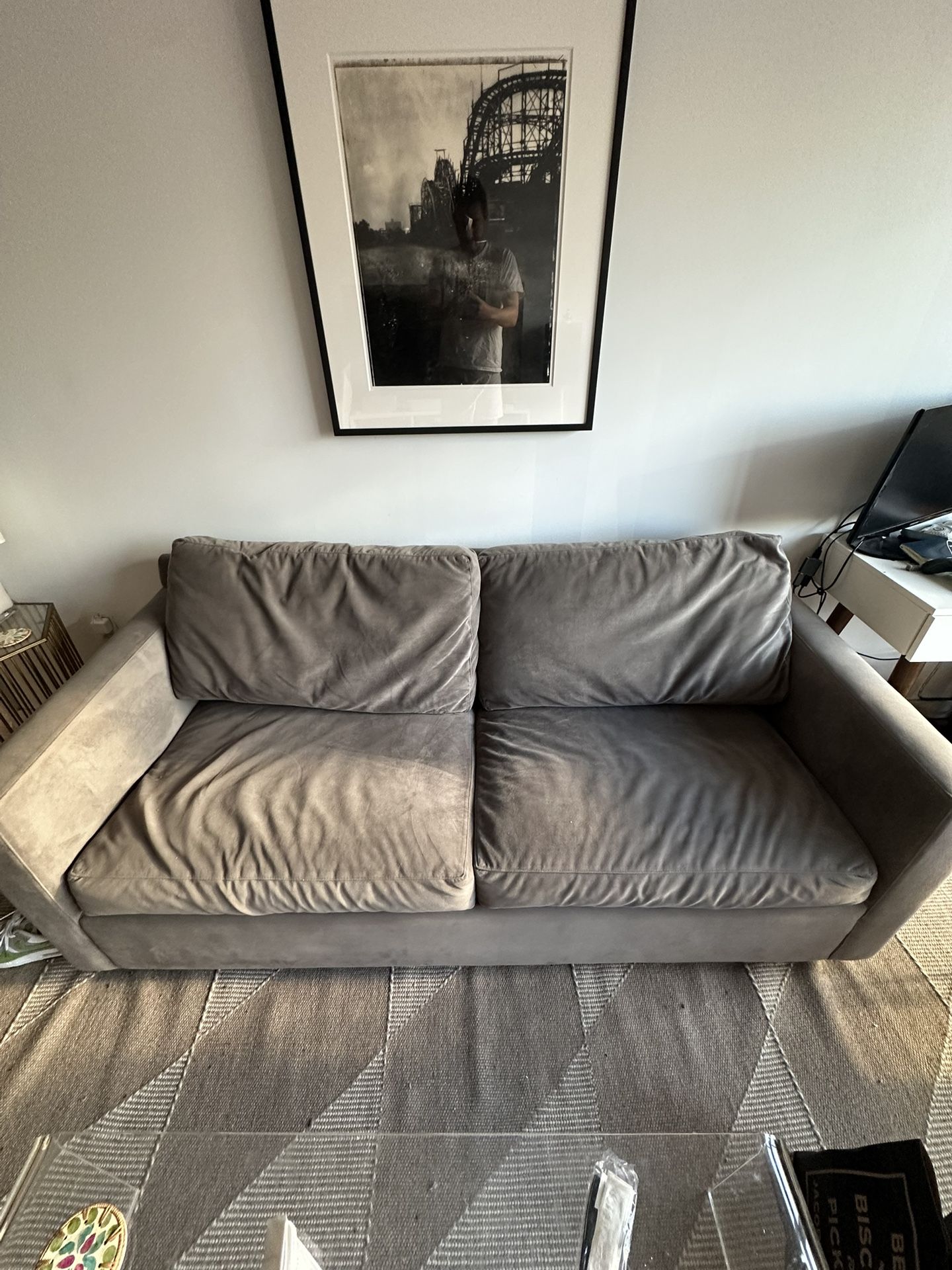 Crate & Barrel Barrett Queen Sleeper Sofa