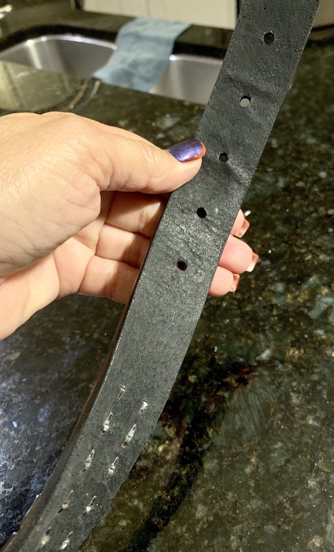 Large leather dog collar