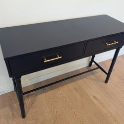 Threshold - Oslari Painted Console Table - Blue