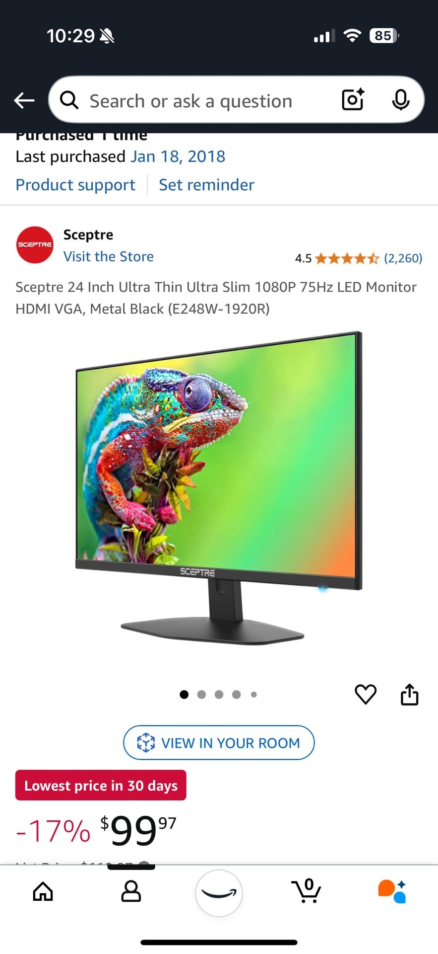 Scepter Monitor + Dual monitor Stand