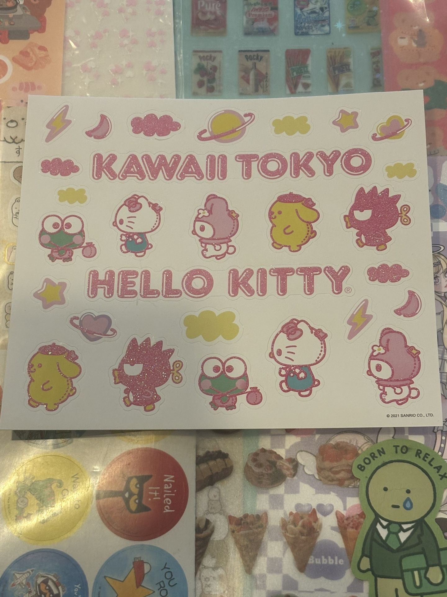 Hello Kitty Kawaii Tokyo Sticker Sheet 