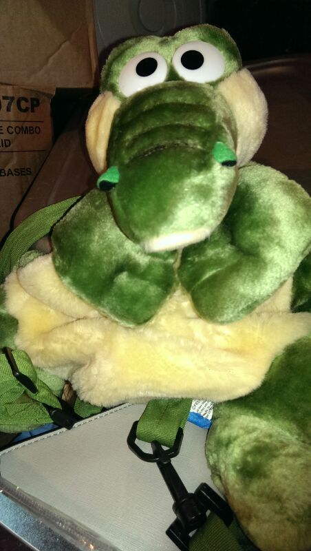Cocodrile backpack.