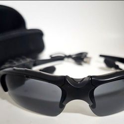 Bluetooth Sunglasses Headphones MP3 Black