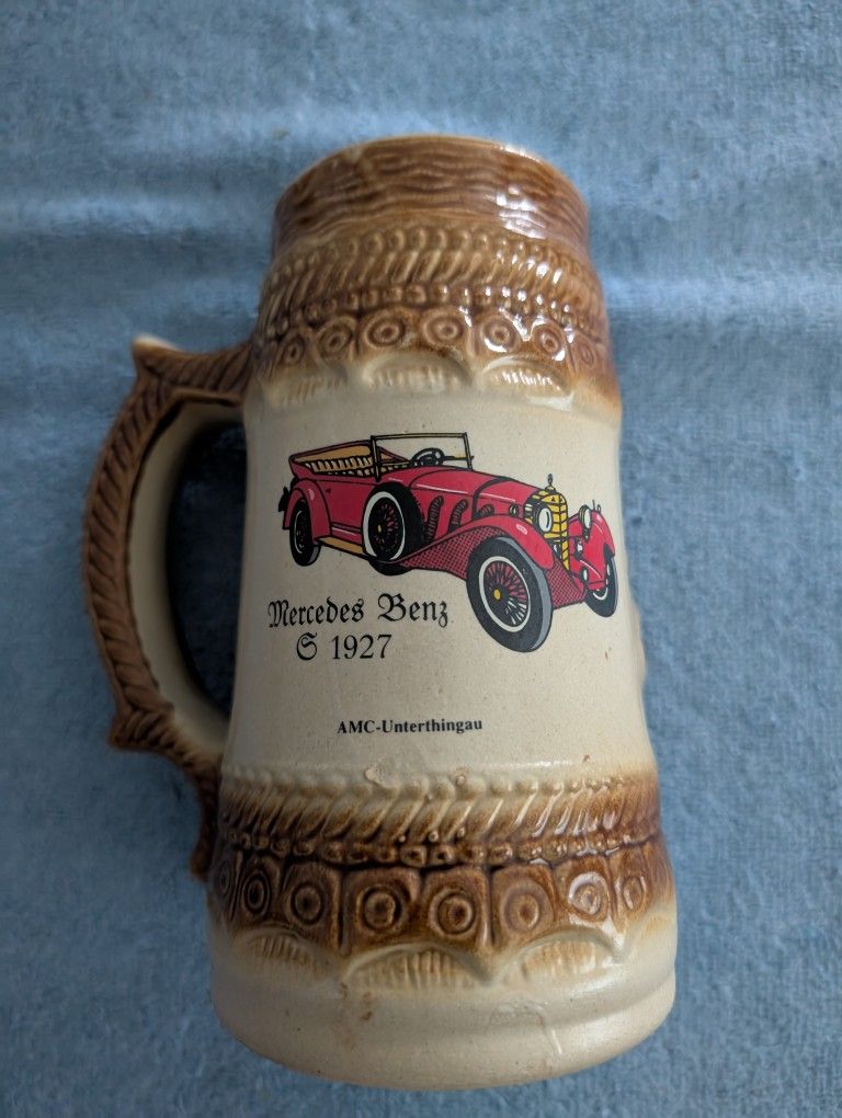German Ceramic Stein & Bavarian Corkscrew