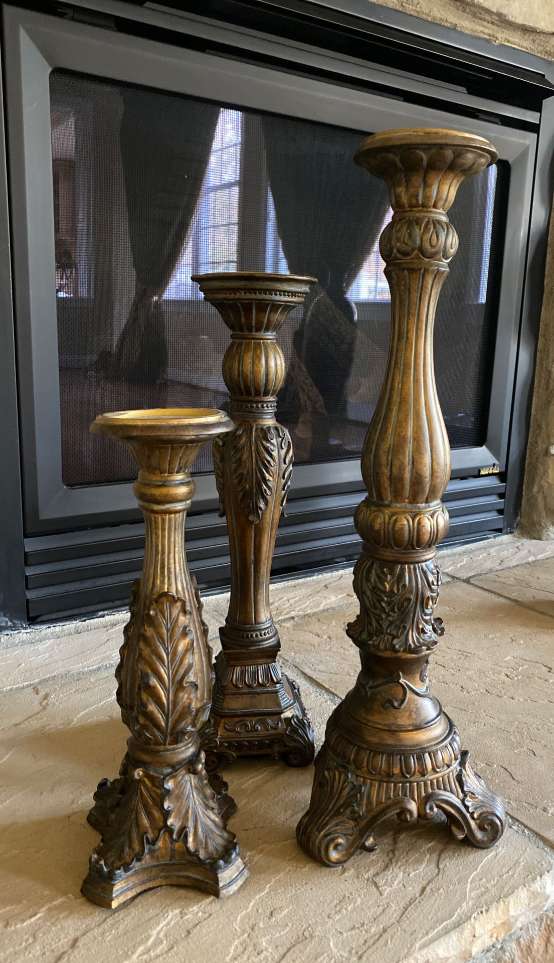 3 Candleholders - $15 for all three