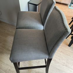 Bar Stools - Gray
