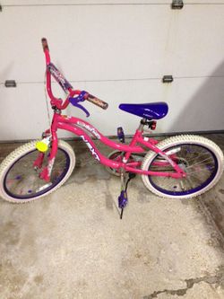 Girl bike pink