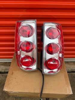 2007 - 2014 GMC Yukon Tail Lights Chrome NEW