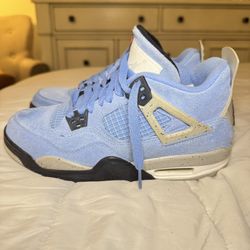 Jordan 4 Retro Mid GS University Blue Sz 5.5Y/7W