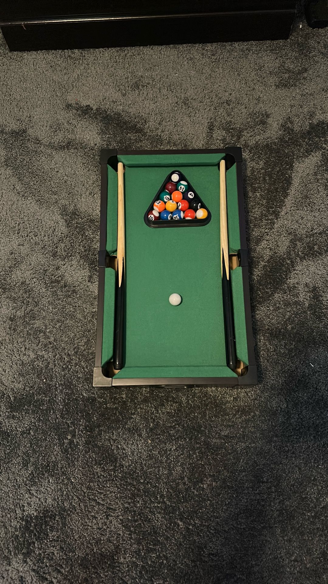 mini pool table tabletop billiards premier edition
