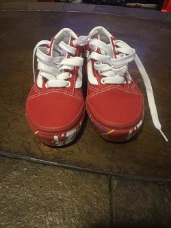 Vans Old Skool Low Red in Size 12.0c Toddler/Kids