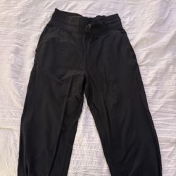 Black Lulu Lemon Pants,Size: Medium 