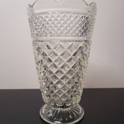 Anchor Hocking Wexford Crystal Flower Vase