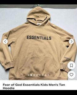 Fear of God Essentials Hoodie Tan/Beige XL