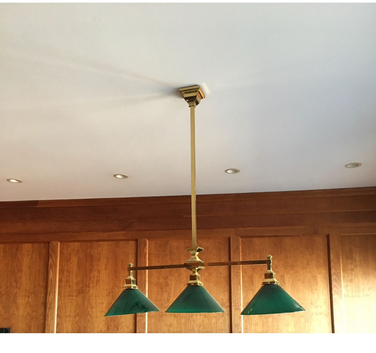 Brass Billiard light 