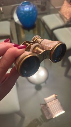 Mother of pearl opera glasses vintage great condition