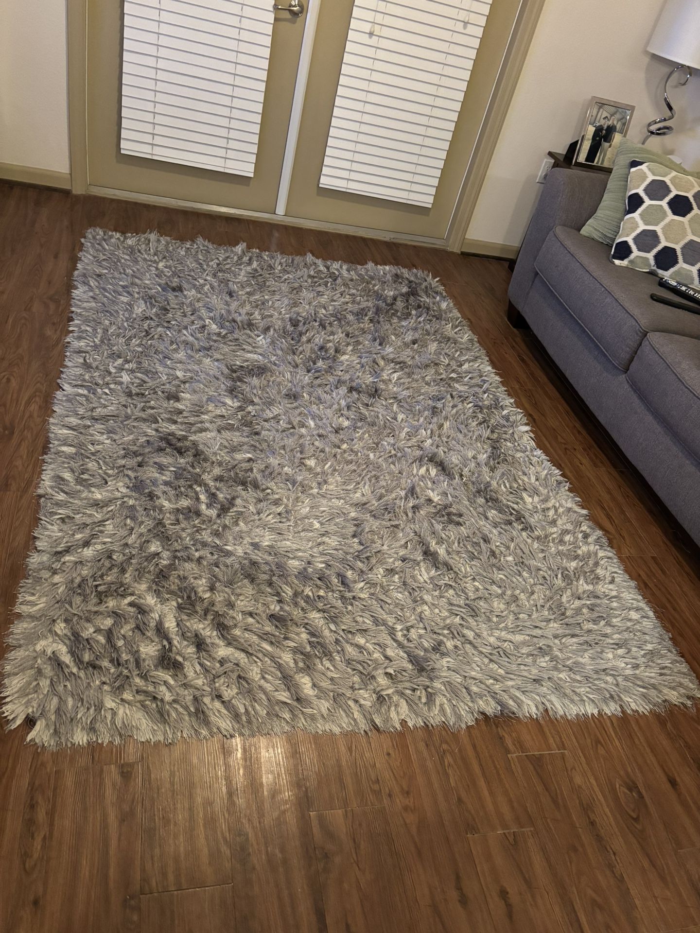 Cozy gray Shag Rug