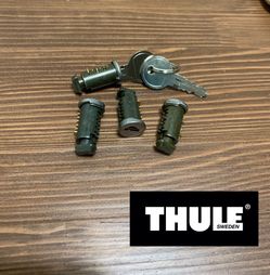 New set of lock cores and keys for Thule auto racks
