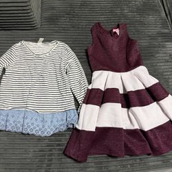 Clothes for a girl, ages 5–7”