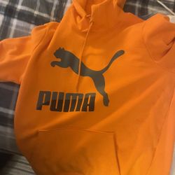 Orange Puma Hoodie