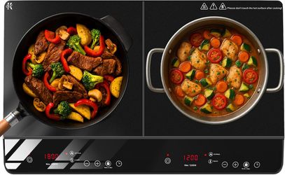 Double Burner Induction Cooktop, 1800W Portable Induction Cooktop #2336YR6