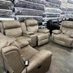 Power Recliner 3 Pieces 