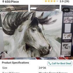 Beautiful Horse Canvas Painting – Wall Art