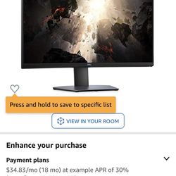 32 In Dell Curve Gaming Monitor 