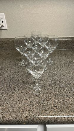 Villeroy & Boch Crystal Wine Glasses Set Of 10