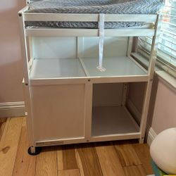Changing Table With 2 Drawers