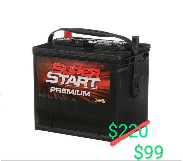 🔋 Brand New Super Start Premium Battery – $80 (Retail $220!)