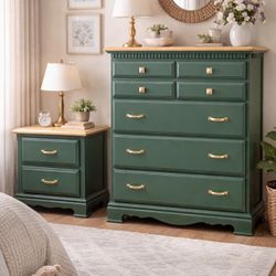 Emerald Luxe dresser Set