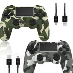 2 Pack Wireless Controller for PS4/Pro/PS3,