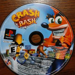 CRASH BASH PS1 VIDEO GAME