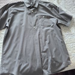 Volcom Gray Button Shirt