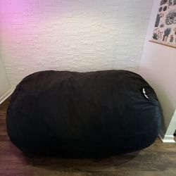 Big Joe Extra Large Memory Foam Bean Bag Sofa with Soft Removable Cover