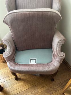 Reupholstered Wing Chair