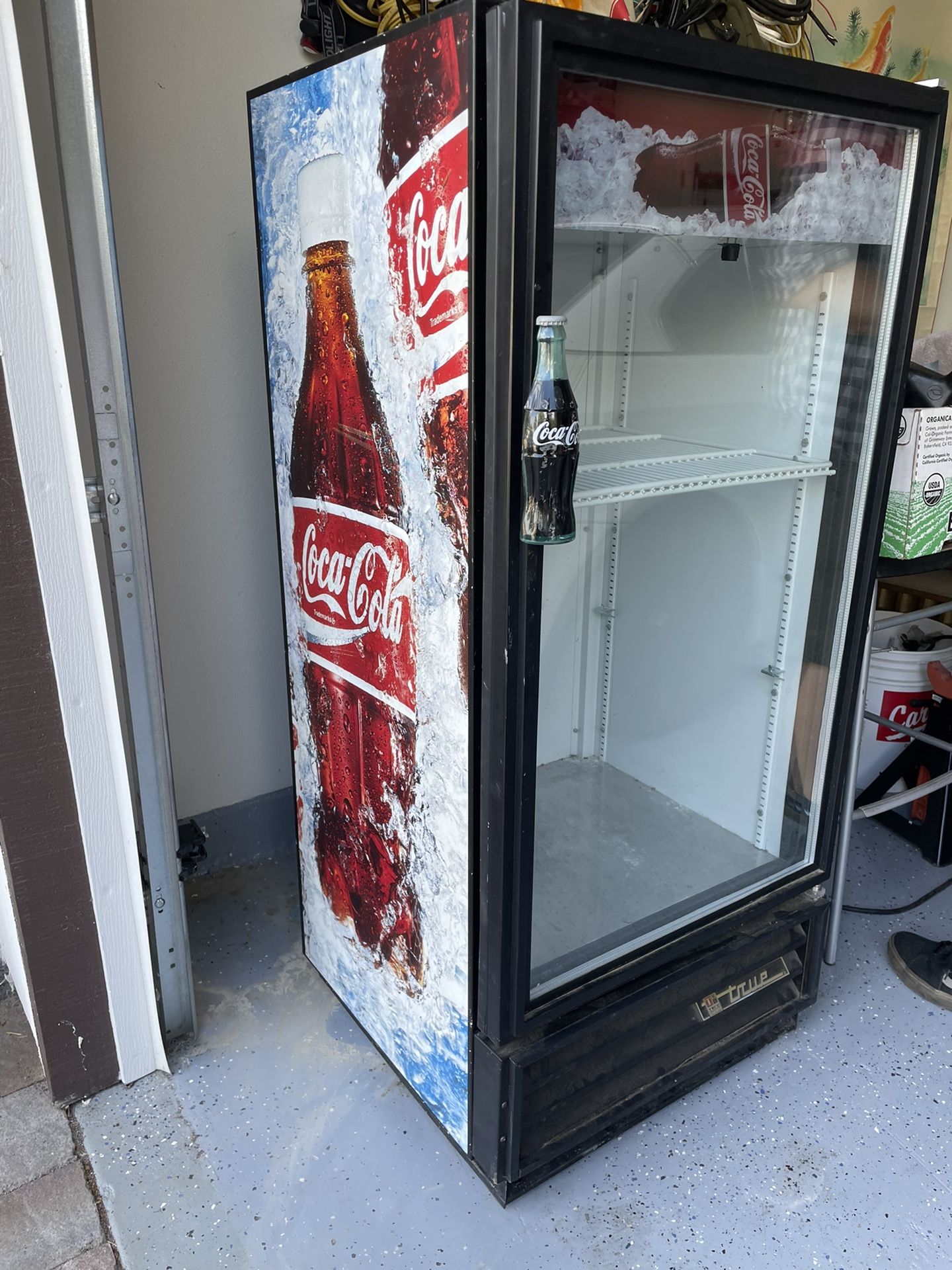 Coke Fridge With Bottle Handle