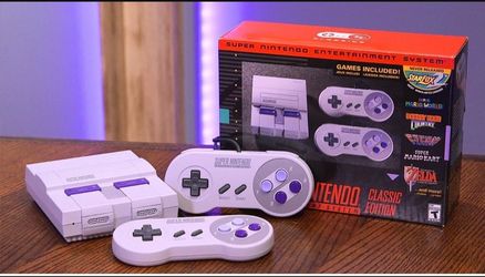 Super Nintendo Classic Edition Mini Console 21 Games.