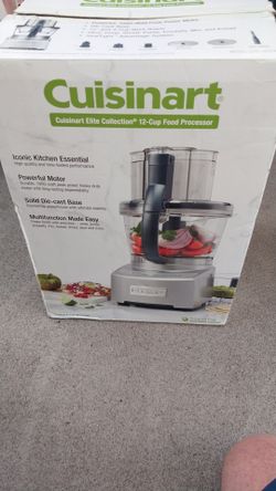 New in Box Cuisinart Elite Collection 12 cup food processor