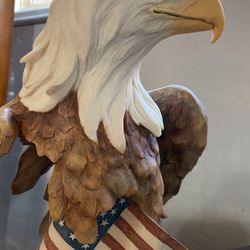 American Patriot’s Treasure! “Land Of The Free” 9/11 Commemorative Bald Eagle 