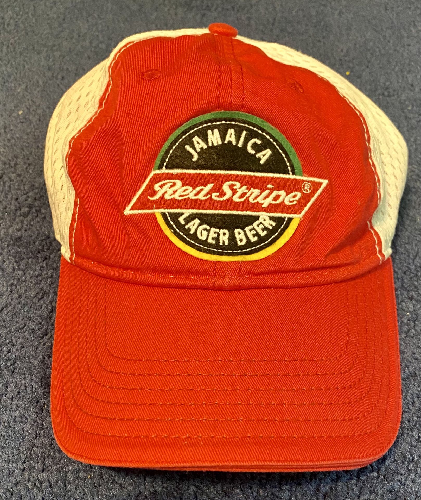 Vintage Red Stripe Jamaica Lager Beer Baseball Hat RN 115665 Size 7 1/4