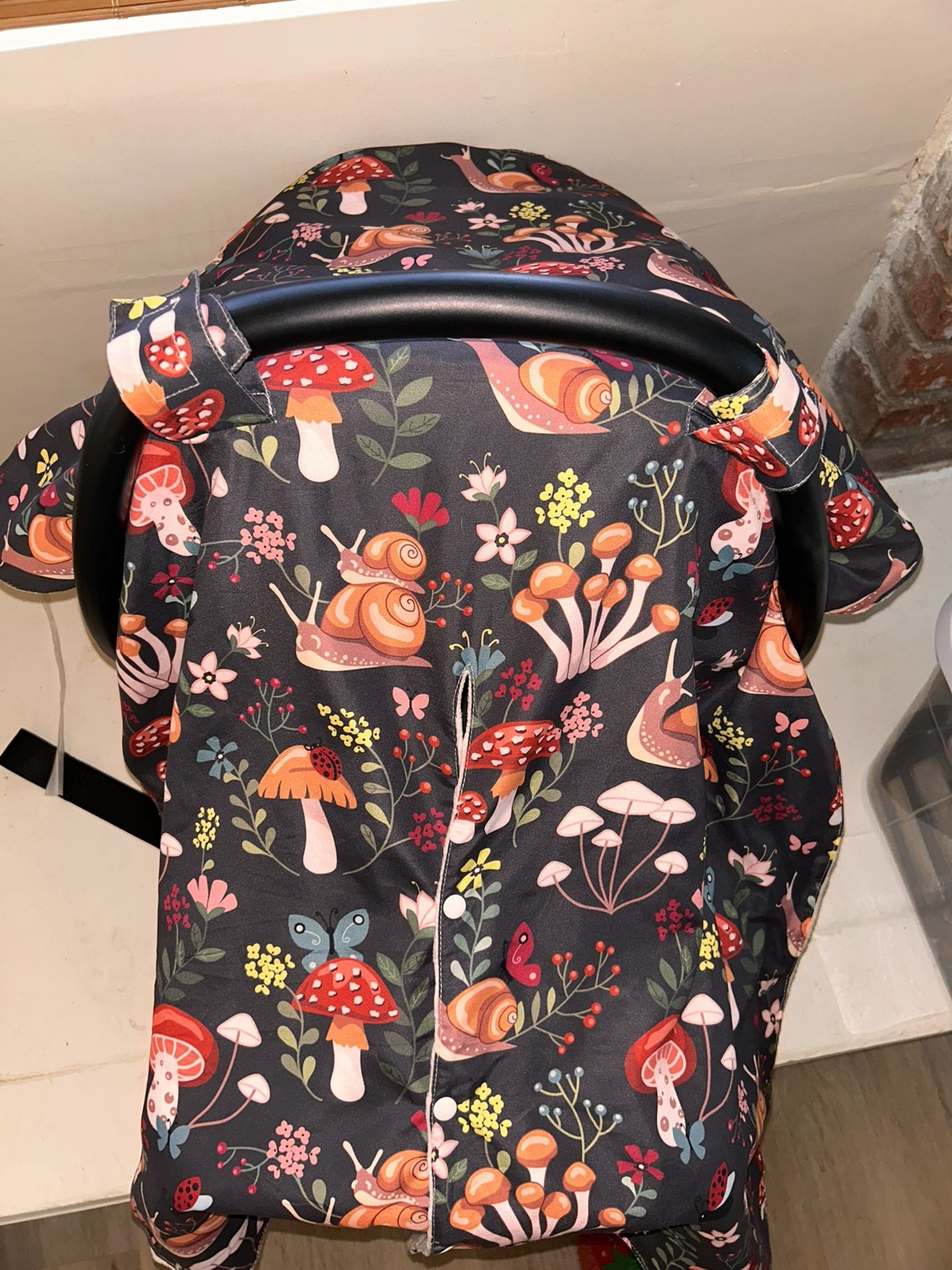 Mushroom Car seat Cover Or Nursing Cover
