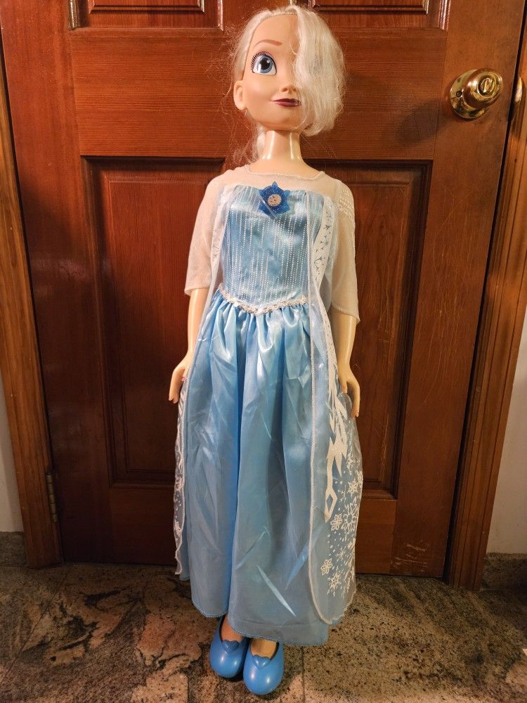 Disney 3 ft dolls- Elsa and Elena of Avalor