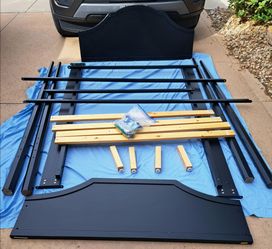 Canopy Bed Frame, Full Size, Wood